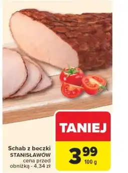 Carrefour Schab z beczki stanisławów oferta