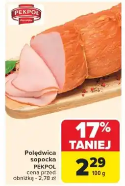 Carrefour Polędwica sopocka pekpol oferta