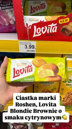Dino Ciastka Lovita brownie cytrynowe Roshen oferta