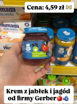 Dino Krem z jabłek i jagód Gerber oferta