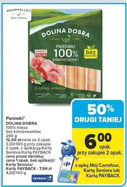 Carrefour Parówki Dolina Dobra oferta