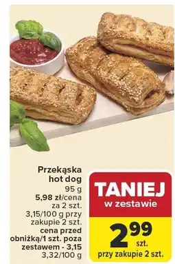 Carrefour Przekąska hot dog Carrefour oferta