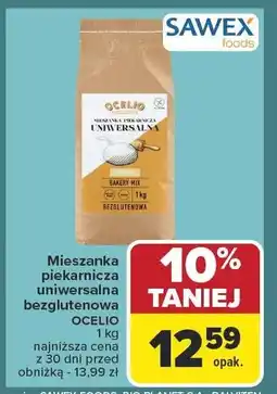Carrefour Mieszanka piekarska uniwersalna bezglutenowa Ocelio oferta