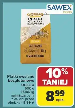 Carrefour Płatki owsiane bezglutenowe Ocelio oferta