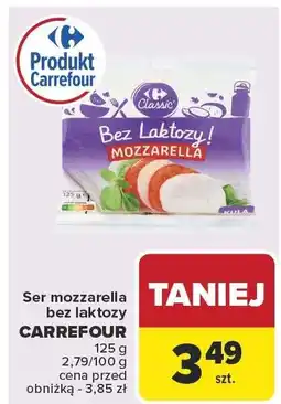 Carrefour Ser mozzarella bez laktozy Carrefour oferta