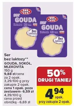 Carrefour Ser gouda bez laktozy Mlekovita oferta