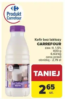 Carrefour Kefir bez laktozy Carrefour oferta