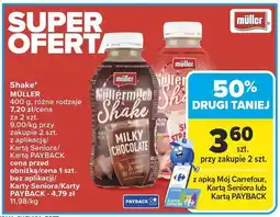 Carrefour Shake Müller różne rodzaje oferta