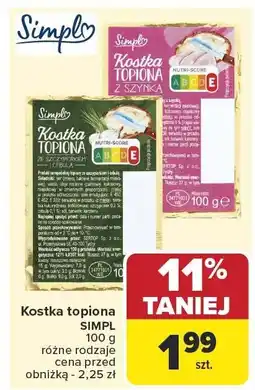 Carrefour Kostka topiona Simpl Simply oferta