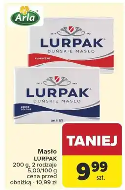 Carrefour Masło Lurpak oferta