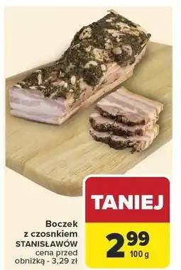 Carrefour Boczek z czosnkiem Stanisławów oferta