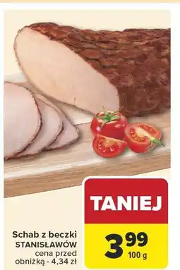 Carrefour Schab z beczki Stanisławów oferta