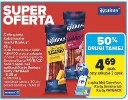 Carrefour Kabanosy Krakus oferta