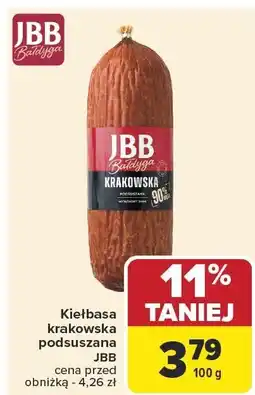 Carrefour Kiełbasa krakowska podsuszana JBB oferta