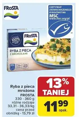 Carrefour Ryba z pieca mrożona Frosta oferta