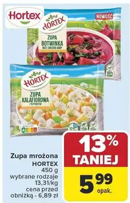 Carrefour Zupa mrożona Hortex oferta
