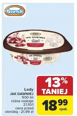 Carrefour Lody Jak Dawniej oferta
