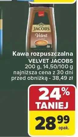 Carrefour Kawa rozpuszczalna Velvet Jacobs oferta