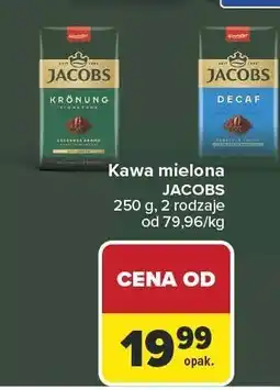 Carrefour Kawa mielona Jacobs oferta