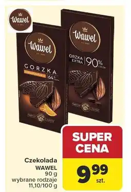 Carrefour Czekolada Wawel różne rodzaje oferta