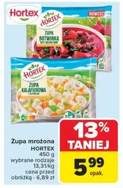 Carrefour Zupa mrożona hortex oferta