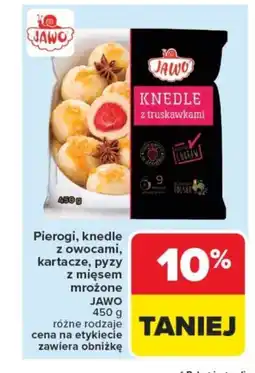 Carrefour Pierogi, knedle z owocami, kartacze, pyzy z mięsem mrożone jawo oferta