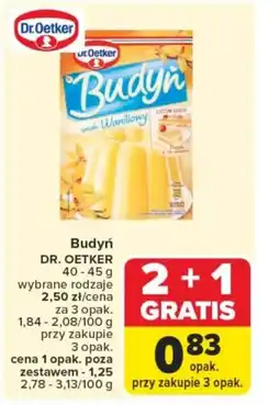 Carrefour Budyń dr. oetker oferta