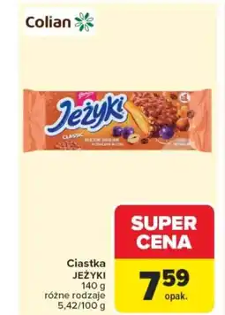 Carrefour Ciastka jeżyki oferta