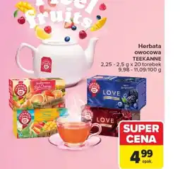 Carrefour Herbata owocowa teekanne oferta