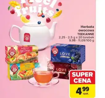 Carrefour Herbata owocowa teekanne oferta