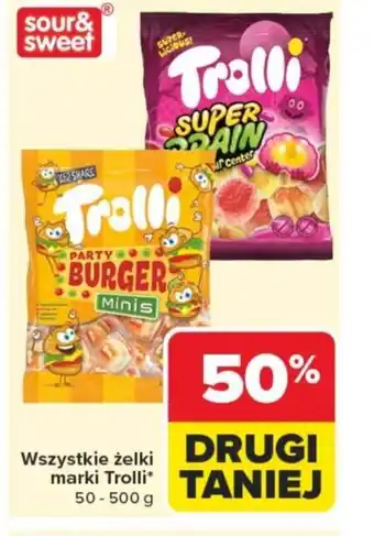 Carrefour Wszystkie żelki marki trolli oferta