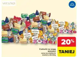 Carrefour Cukierki na wagę mieszko oferta
