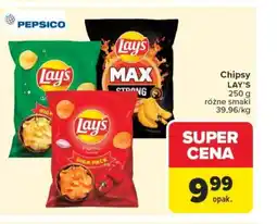 Carrefour Chipsy lay's oferta
