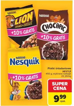 Carrefour Płatki śniadaniowe nestlé oferta
