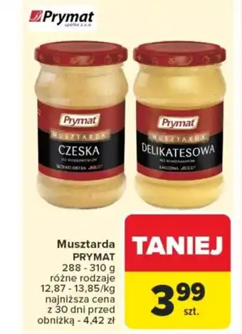 Carrefour Musztarda prymat oferta