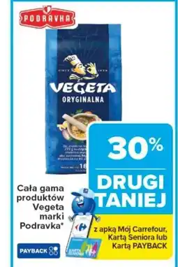 Carrefour Cała gama produktów vegeta marki podravka oferta