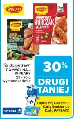 Carrefour Fix do potraw pomysł na... winiary oferta