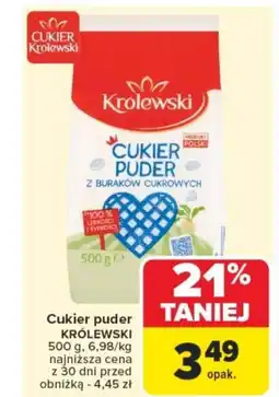 Carrefour Cukier puder królewski oferta