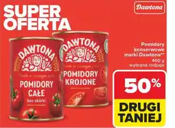 Carrefour Pomidory konserwowe marki Dawtona oferta