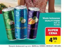 Carrefour Woda kokosowa quality food oferta