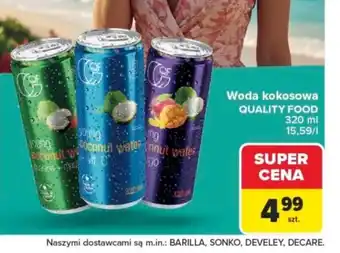 Carrefour Woda kokosowa quality food oferta