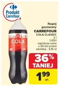 Carrefour Napój gazowany carrefour cola classic oferta