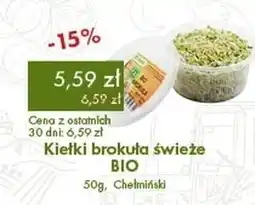 Organic Farma Zdrowia Kiełki brokuła świeże BIO Chełmiński oferta