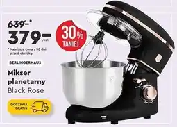 Biedronka Mikser planetarny Black Rose Berlingerhaus oferta