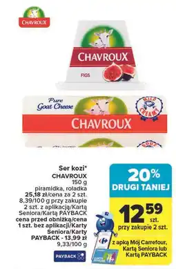 Carrefour Rolada kozia pleśniowa Chavroux oferta