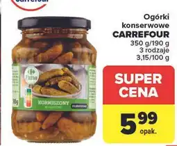 Carrefour Korniszony klasyczne Carrefour Extra oferta