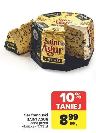 Carrefour Ser pleśniowy Saint Agur oferta