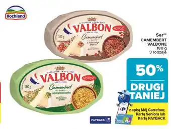 Carrefour Ser camembert z posypką śródziemnomorską Valbon oferta