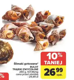 Carrefour Ślimaki gotowane oferta