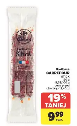 Carrefour Kiełbasa stick Carrefour Targ Świeżości oferta